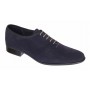 Pantofi eleganti barbati din piele naturala antilopa - Enzo Bleumarin Velur